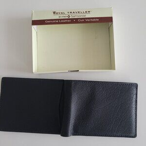 Black leather wallet